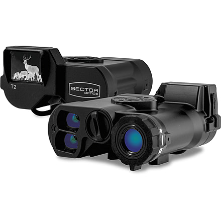 Sector Optics T25 System Thermal Imager, 3-8x Optical Zoom, LRF, Wind Sensor, Black, SO-T25-01