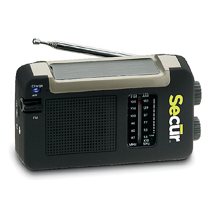 Secur Hybrid Power Multifunction Emergency Radio,Yellow/Green/Black SP-2001