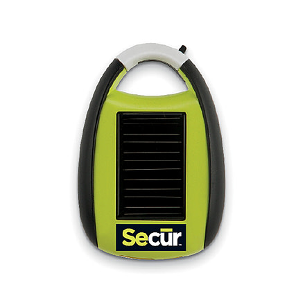 Secur Mini Solar Cell Phone Charger w/Solar Panel,Yellow/Green/Black SP-3001