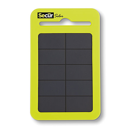 Secur Solar Power Pad 2000 USB Digital Device Fast Charger,Yellow/Green/Black SP-3010