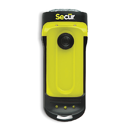 Secur Waterproof Dynamo 3 LED Flashlight,8 Lumens,Yellow/Green/Black SP-1001