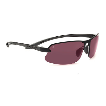 Serengeti Destare Sunglasses - Satin Black Frame, Polar PhD Sedona Lenses 7686