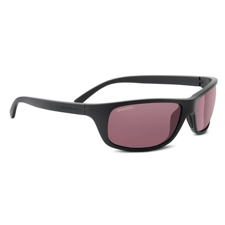 Serengeti Bormio Sunglasses, Satin Grey Frame, Polarized PhD Sedona Lens, 8208