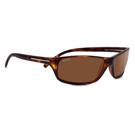 Serengeti Pisa Sunglasses, Shiny Tortoise Frame, Polarized Drivers Lens, 8277