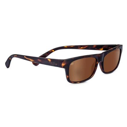 Serengeti Rapallo Sunglasses, Sanded Dark Tortoise, Polarized Drivers Gold 8367