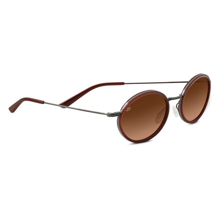 Serengeti Sirolo Sunglasses, Shiny Coffee Frame, Drivers Gradient Lens, 8105