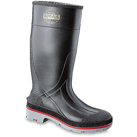 Servus XTP PVC Footwear - Mens, Black / Red, 3, 75108-BLM-030