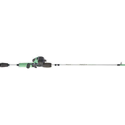 Shakespeare Agility Gel-Tech Spincast Combo, 3.0/1, Right, 6, 6ft. Rod Length, Medium Power, Fast Action, 2 Pieces Rod, Mint, AGGT6/602MM