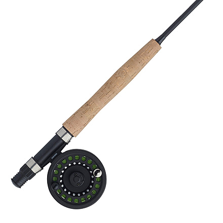 Shakespeare Cedar Canyon Premier Fly Combo, 1.0/1, Right/Left, 5/6, 9ft. Rod Length, Fly Power, 4 Pieces Rod, Black, SCBOCCP9F56W