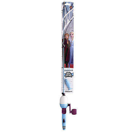 Shakespeare Disney Frozen II Advanced Kit, 3.1/1, 5, 2ft. 6in. Rod Length, Medium Power, 1 Piece Rod, FROZEN2KIT-A