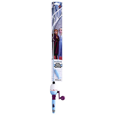 Shakespeare Disney Frozen II Beginner Kit, 3.1/1, 5, 2ft. 6in. Rod Length, Medium Power, 1 Piece Rod, FROZEN2KIT-B