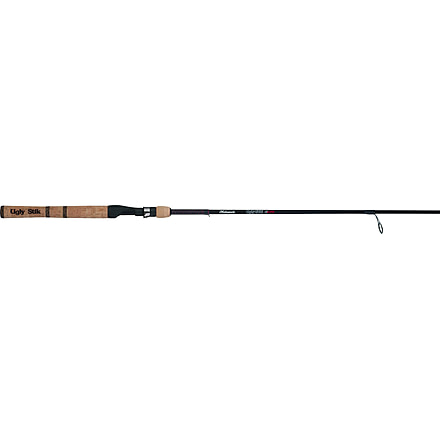 Shakespeare Ugly Stik Elite Spinning Rod, 2 Piece, Extra-Fast, Medium, 1/4-5/8oz Lures, 6 lb, 14lb, 7 Guides, 66, USESP662M