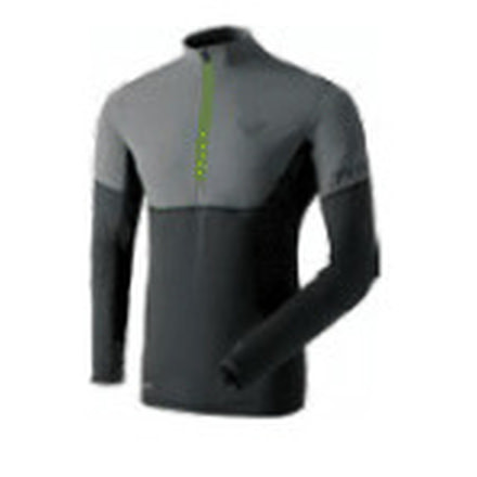 Shed, Dynafit Elevation Polartec 1/2 Zip LS Tee - Mens, Smoke, Medium, 08-70848-661Sk1/0980-DEMO