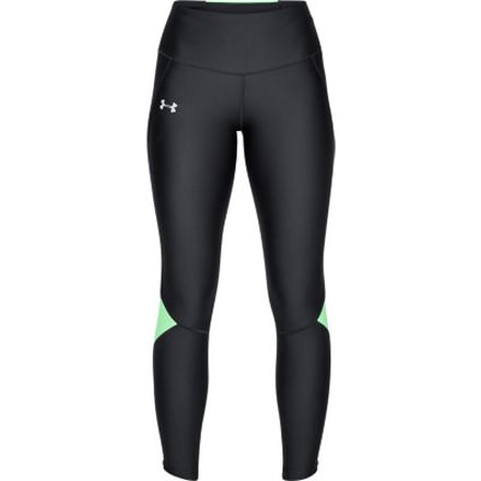 SHED, Under Armour Armour Fly Fast Tight - Womens, Black/Green Typhoon, Small, 1285127-2-S