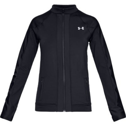 SHED, Under Armour Coldgear Run Knit Jacket - Womens, Black/Reflective, Small, 1317295-1-S