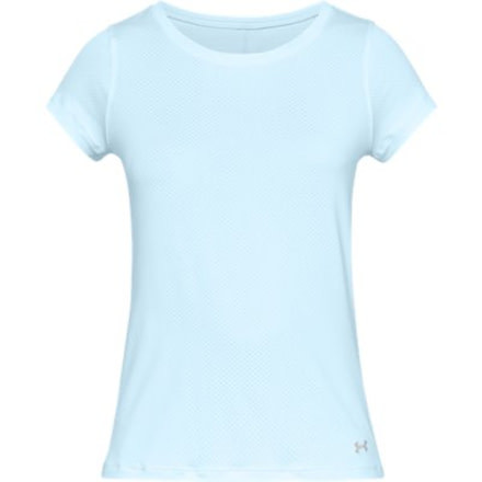 SHED, Under Armour Heat Gear Armour Short Sleeve Shirt - Womens, Coded Blue, Small, 1328964-451-S