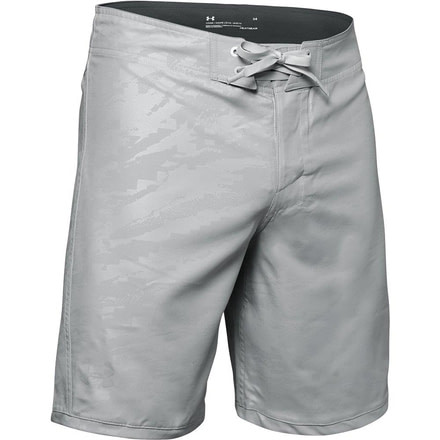 SHED, Under Armour Shore Break Embossed Boardshort - Mens, Mod Gray, 34, 1325890-11-35-DEMO