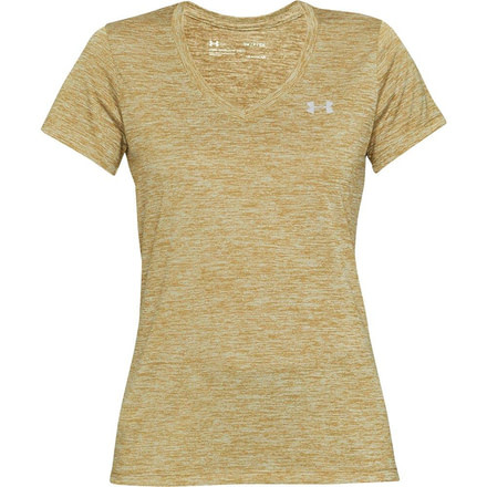 SHED, Under Armour Tech - Twist Short Sleeve Shirt - Womens, Mod Gray, Small, 1258568-360-S