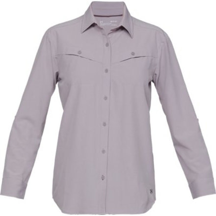 SHED, Under Armour Tide Chaser Long Sleeve Shirt - Womens, Tetra Gray, Small, 1327472-15-S