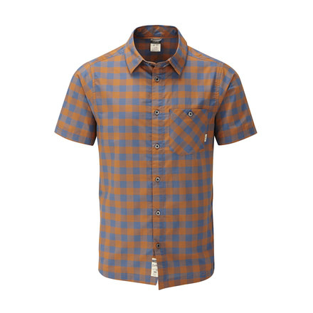 SHEDRab Maverick SS Shirt, Airforce/ Copper, Medium, QCA-59-AF-M-DEMO