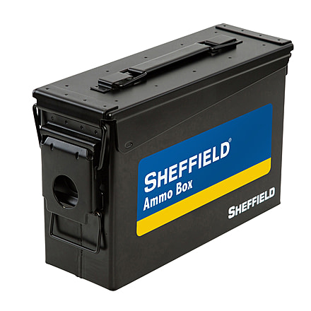 Sheffield 30 Cal Metal Field Box, Black, 12641