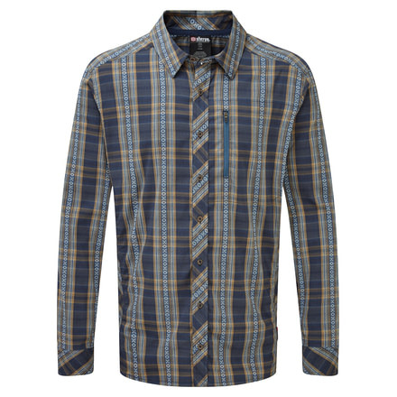 Sherpa Gokyo Long Sleeve Shirt - Mens, Samudra, Large SM3130-SAMUDRA-L