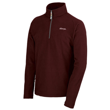 Sherpa Jaaro Half-Zip Top - Men's-Black-Large