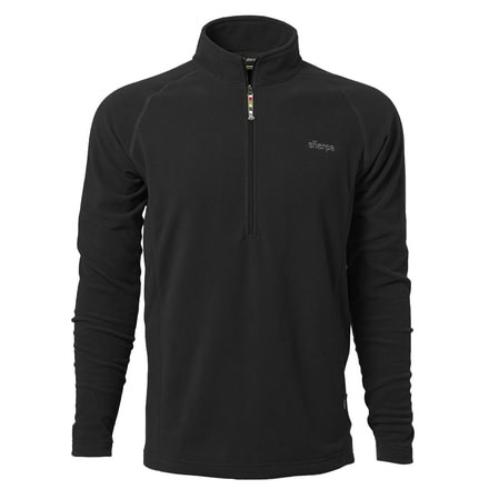 Sherpa Namche Zip Tee - Men's-Black-Medium