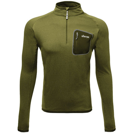 Sherpa Tsepun Zip Tee - Men's-X-Large-Juniper/Jiri Meadow