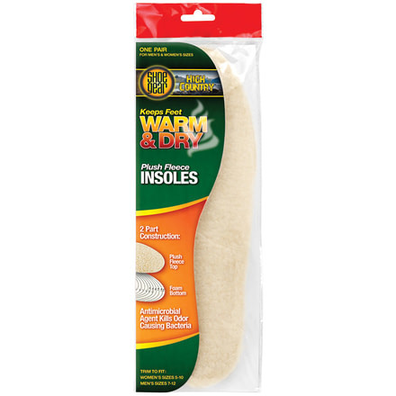 Shoe Gear Warm And Dry Fleece Insoles 794-29