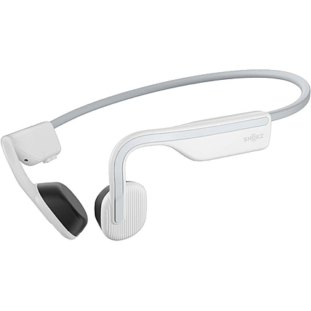 Shokz OpenMove Bone Conduction Open-Ear Lifestyle/Sport Headphones, White, S661-ST-WT-US