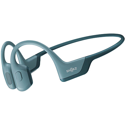 Shokz Openrun Pro Premium Bone Conduction Open-Ear Sport Headphones, Blue, S810-ST-BL-US