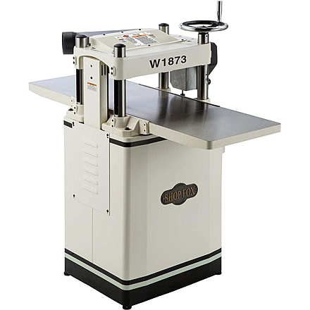 Shop Fox 15in 3 HP motor and 5200 RPM Fixed-Table Planer, W1873