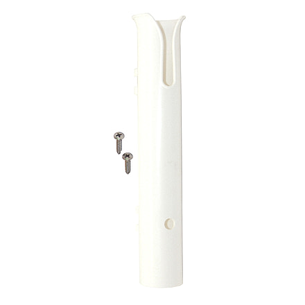 Shoreline Marine Rod Holder Singl Basic White Tube, SL91357
