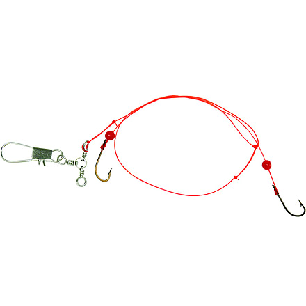 Shur Strike Porgy/Scup Rig 2-#4 Bronze Hooks, 10&quot; - 40Lb Mono, 2016