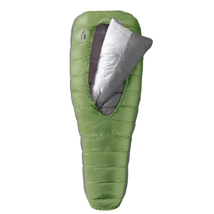 Sierra Designs Backcountry Bed 600F 3 Season Sleeping Bag-Piquant Green-Mens-Regular