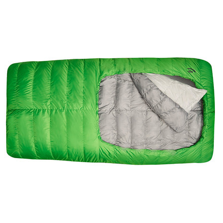 Sierra Designs Backcountry Bed Duo Sleeping Bag (600 Fill Duck DriDown) 2 Season-Red Clay-Regular