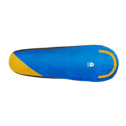 Sierra Designs Backcountry Bivy Sleeping Bag, Blue/Yellow, Regular, 40153417R