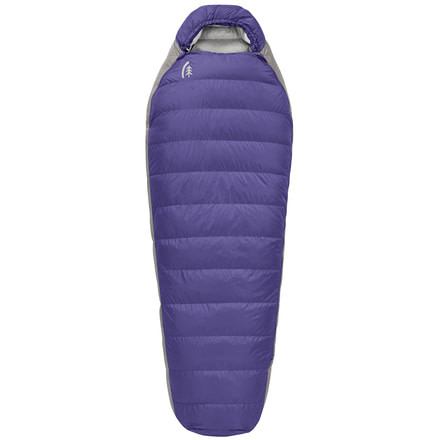 Eleanor Plus Womens Sleeping Bag 700 Duck DriDown 3 Season-Liberty/Sleet Grey-Regular