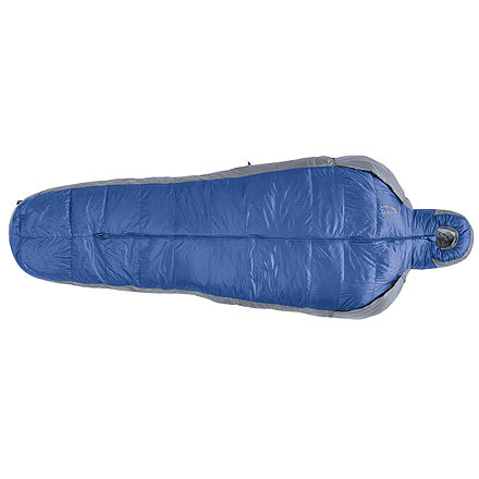 Sierra Designs Mobile Mummy 800F - 4 Season Sleepingbag - Womens-Dazzling Blue-Regular