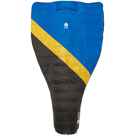 Sierra Designs Nitro Quilt 800F 35 Degrees Sleeping Bags, Blue/Yellow/Black, Regular, 80710424R