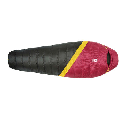 Sierra Designs Nitro UL 20 Sleeping Bag 800 DriDown - Women's-Sangria/Yellow/Peat-Regular