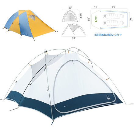 Sierra Designs Omega 2 Tent - 2 Person, 4 Season