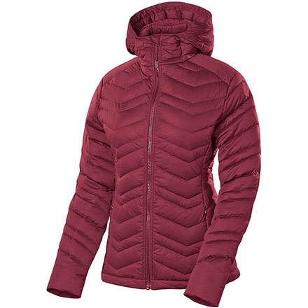 Sierra Designs Stretch DriDown Hoody - Womens-Red Wine-Large
