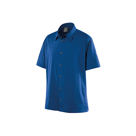 Sierra Designs Stretch Wind Shortsleeve Shirt-Men's-Large-True Blue