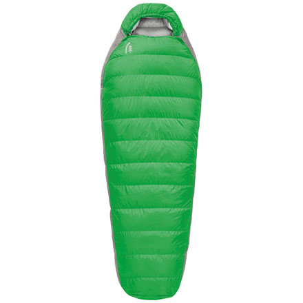 Zissou Plus Sleeping Bag 700 Duck DriDown 2 Season-Online Lime/Sleet Grey-Regular