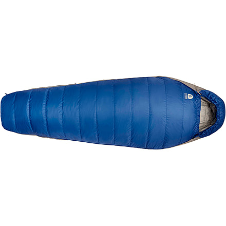 Sierra Designs Zissou Plus Sleeping Bag 700 Fill Duck DriDown - 4 Seasons-True Blue-Short-Left