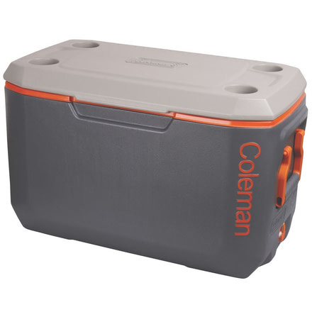 Coleman Signature 70 Quart Extreme Cooler, OVMLD, Dark Gray / Orange / Gray 3000002011