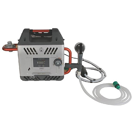 Coleman Signature H2Oasis Elite Hot Water on Demand Portable Water Heater, 2 USB Charging Ports, 4 Setting Shower Head W/ 8 Ft Hose 2000017456