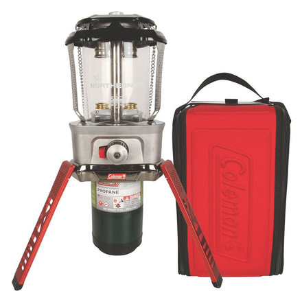 Coleman Signature Northern Nova Propane Lantern, Red / Silver 2000023099